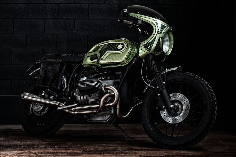 BMW R100 Café Racer — The R100 in profile.