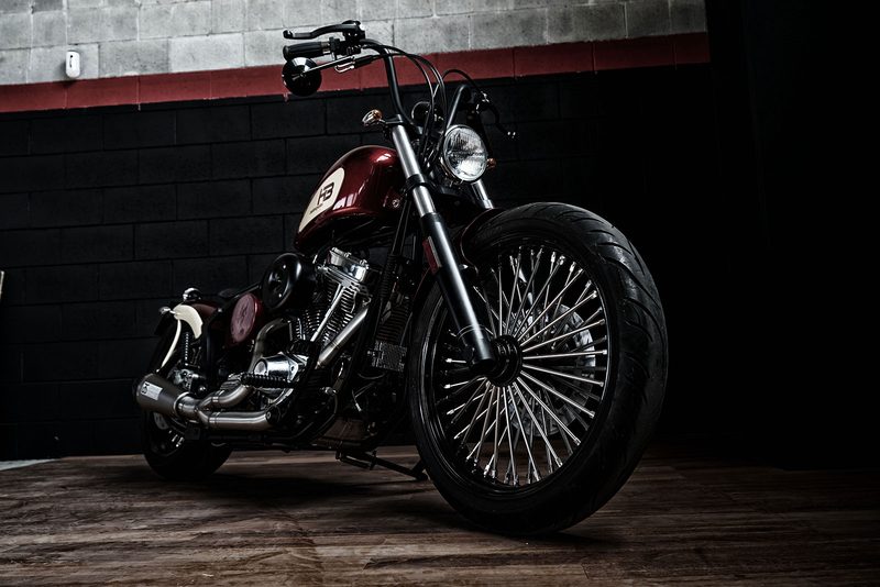 Harley-Davidson HB Prime Headbanger — The Headbanger in full, three-quarter view.