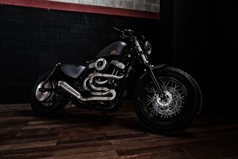 Harley-Davidson Forty-Eight Rizoma — The Forty-Eight in profile.