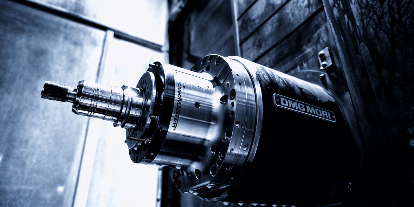 The spindle of a machining centre, ready to go in