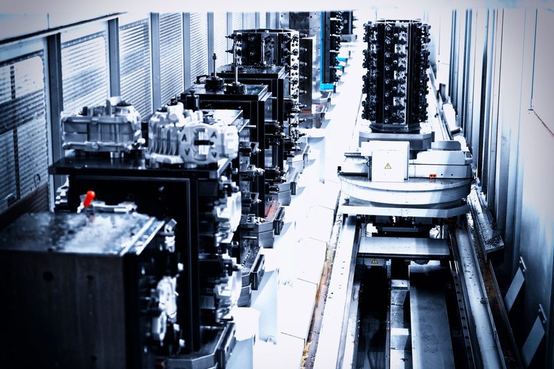 IAMETECH, the workshop — The automated pallet store.