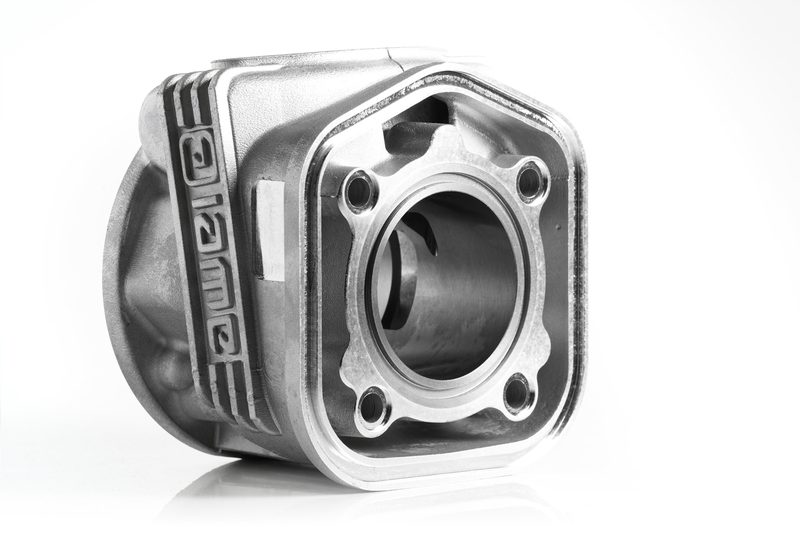 IAMETECH, product still life — A cylinder, from the cylinder head mating face.