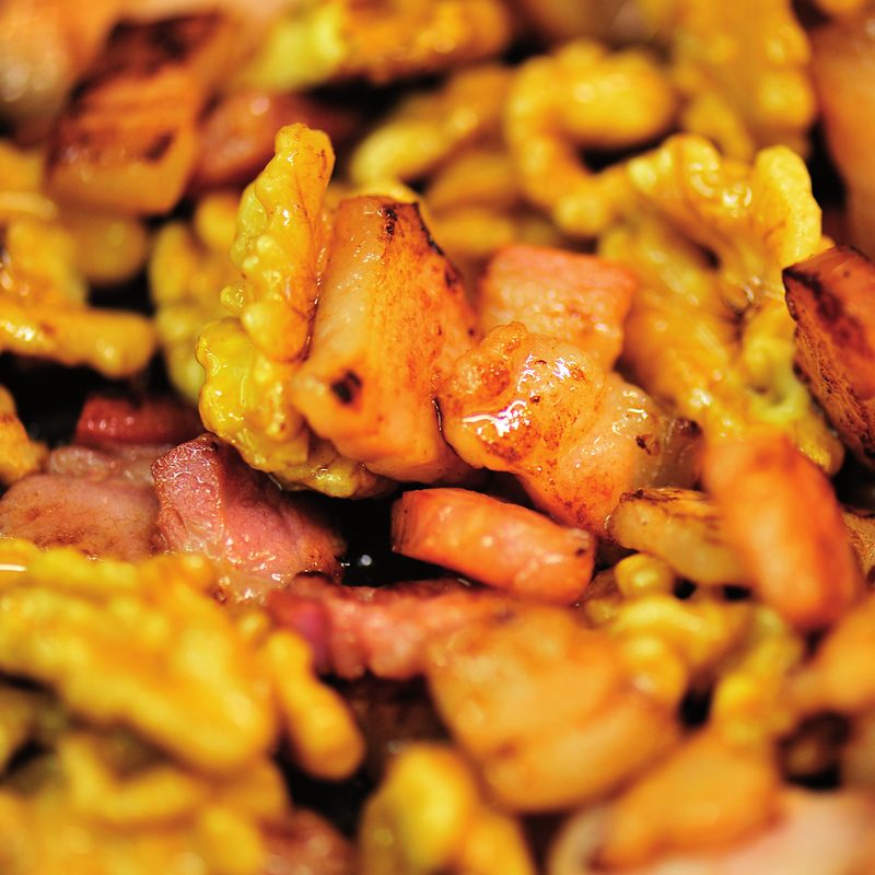 Golden fried food