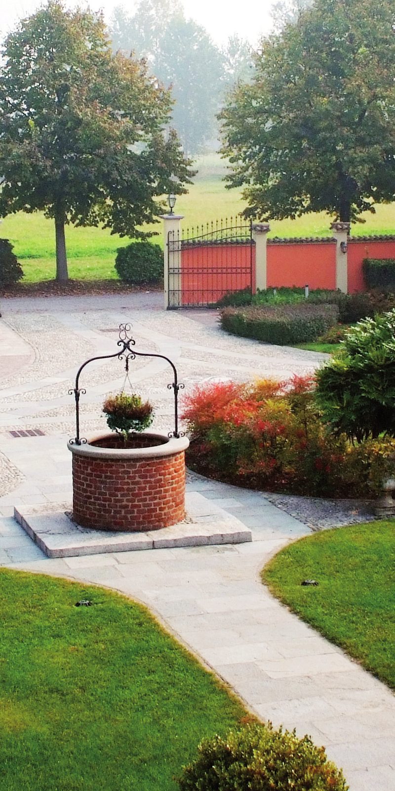 The well in the courtyard