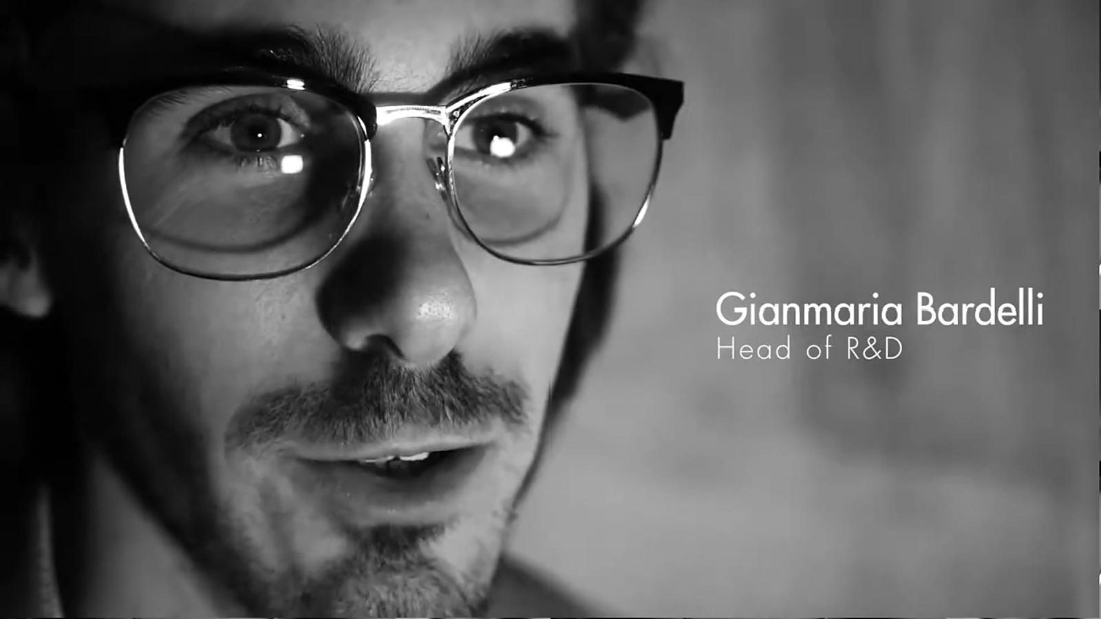 Ceramica Bardelli — Gianmaria Bardelli, head of research and development, in black and white.