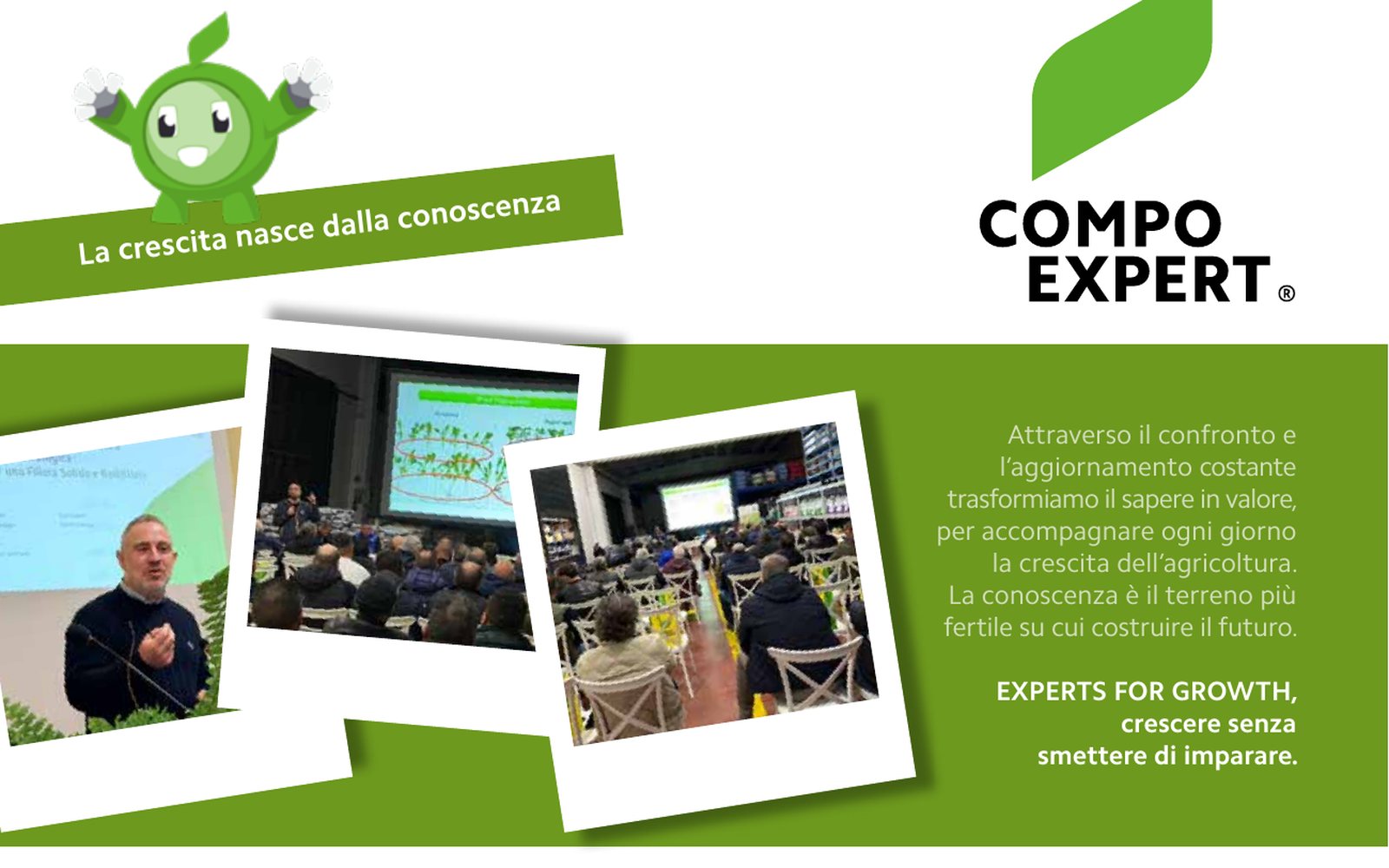 COMPO EXPERT — 2027 Calendar — The January header: the month's title, the photographs as instant prints and the text on the colour band.