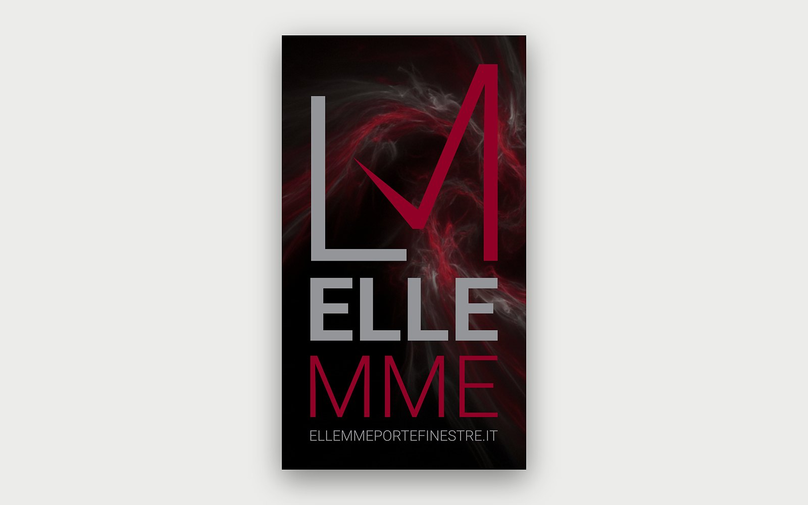 Ellemme — La grafica della vetrina.