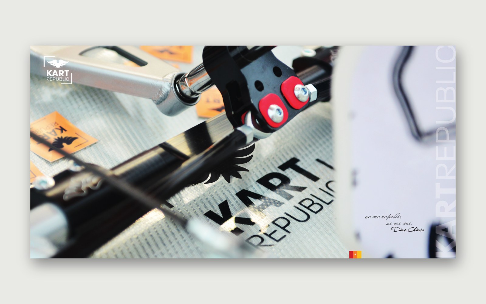 Kart Republic — Brochure — Il capitolo sulla livrea ufficiale.