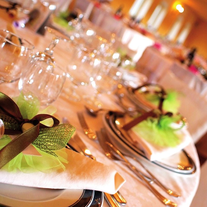 La Barcella — The laid table.