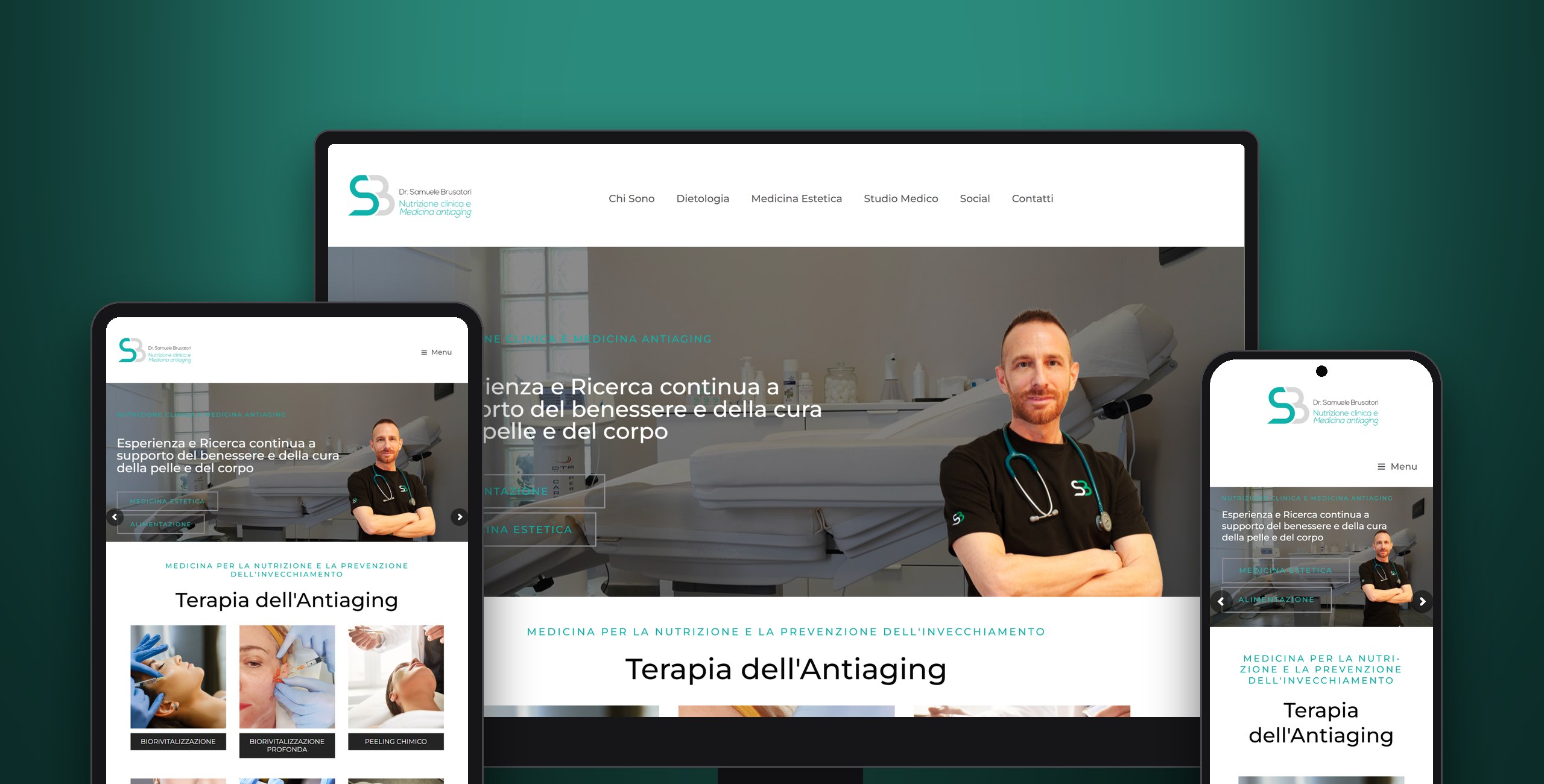 Dr. Samuele Brusatori — Sito web — La home del sito samuelebrusatori.it.