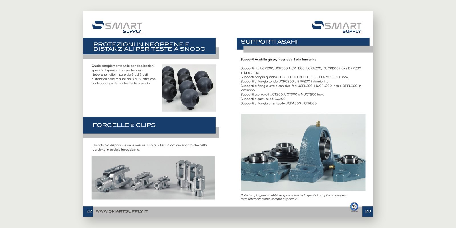Smart Supply — Catalogue and brochure — Catalogue: guards, accessories and bearing units.