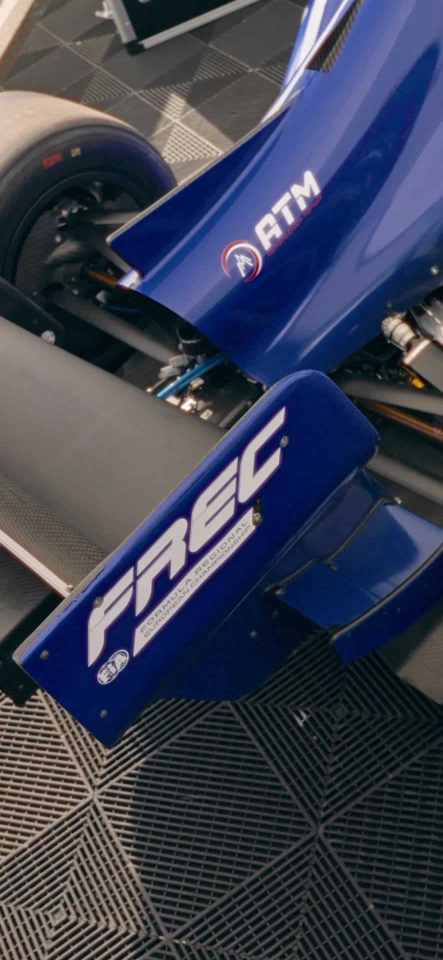 Tatuus — The FREC livery on the sidepod.